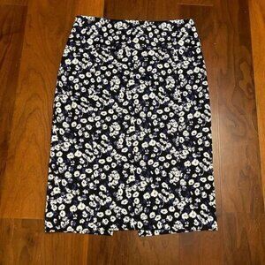 Express women’s floral‎ blue pencil skirt size 10